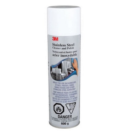 3M 3M Stainless Steel Cleaner and Polish, 21 oz Aerosol 7010308878